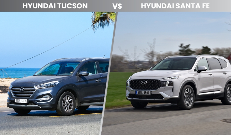 2021 Hyundai Tucson vs Hyundai Santa Fe